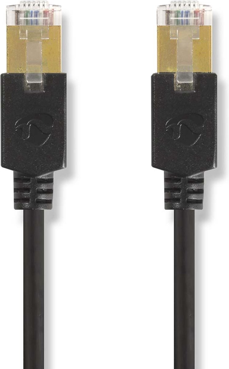 Nedis CAT6 Netwerkkabel - RJ45 Male - RJ45 Male - F/UTP - 2.00 m - Rond - LSZH / PVC - Antraciet - Doos