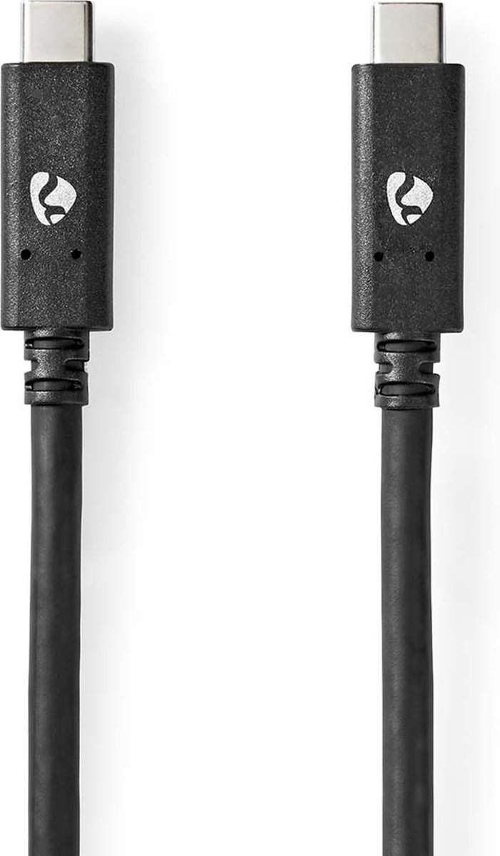USB 3.1-Kabel | USB-C Male - USB-C Male | 2,0 m | Zwart