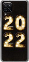 Geschikt voor Samsung Galaxy A12 hoesje - Oudejaarsavond - Nieuwjaar - 2022 - Siliconen Telefoonhoesje
