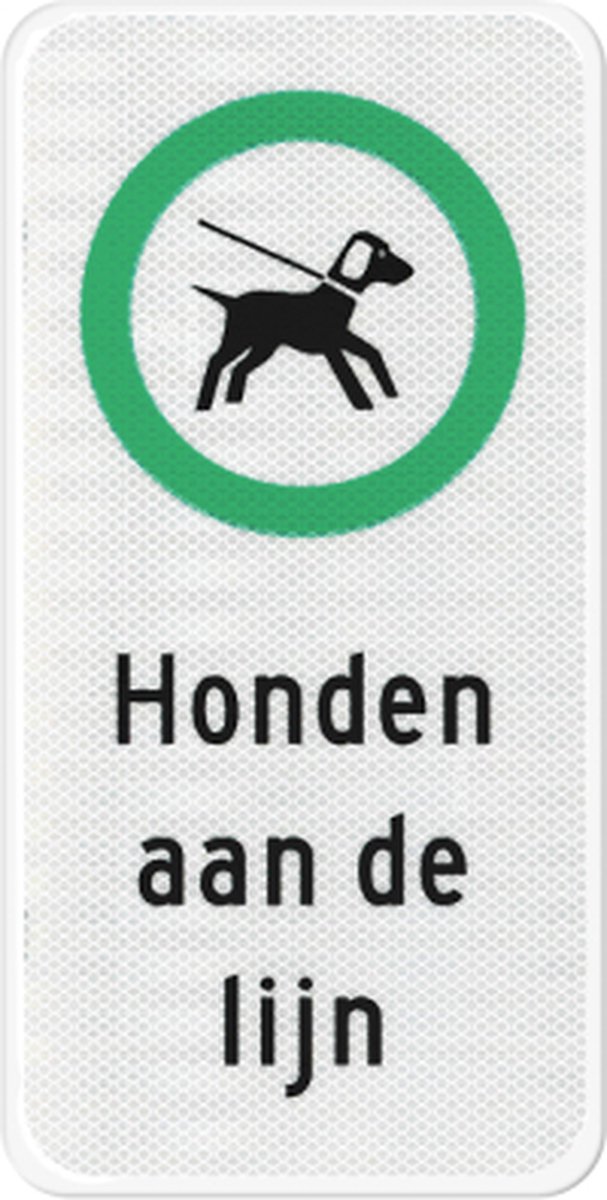 Honden Aan De Lijn Bord bol
