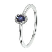 Ring Saffier 0.20ct En Diamant 0.05ct H Si