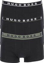 HUGO BOSS trunk (3-pack) - zwart met gekleurde tailleband -  Maat: L