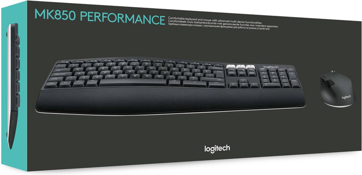Logitech MK850 Performance - Draadloos Toetsenbord en Muis - US QWERTY |  bol.com