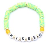Katsuki armband kissed - Geel/groen