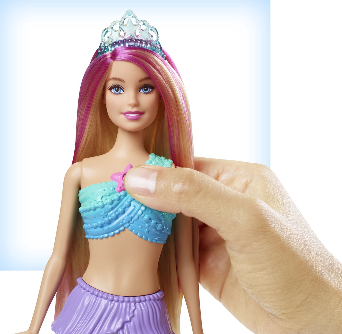 Barbie Dreamtopia - Barbiepop - Zeemeermin met twinkelende lichten — afbeelding 9