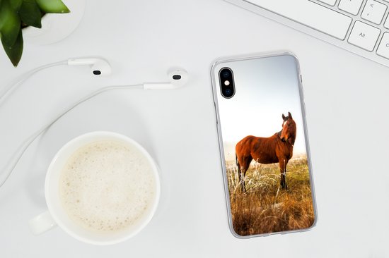 Coque iPhone X - Cheval - Pâturage - Australie - Coque de téléphone en Siliconen