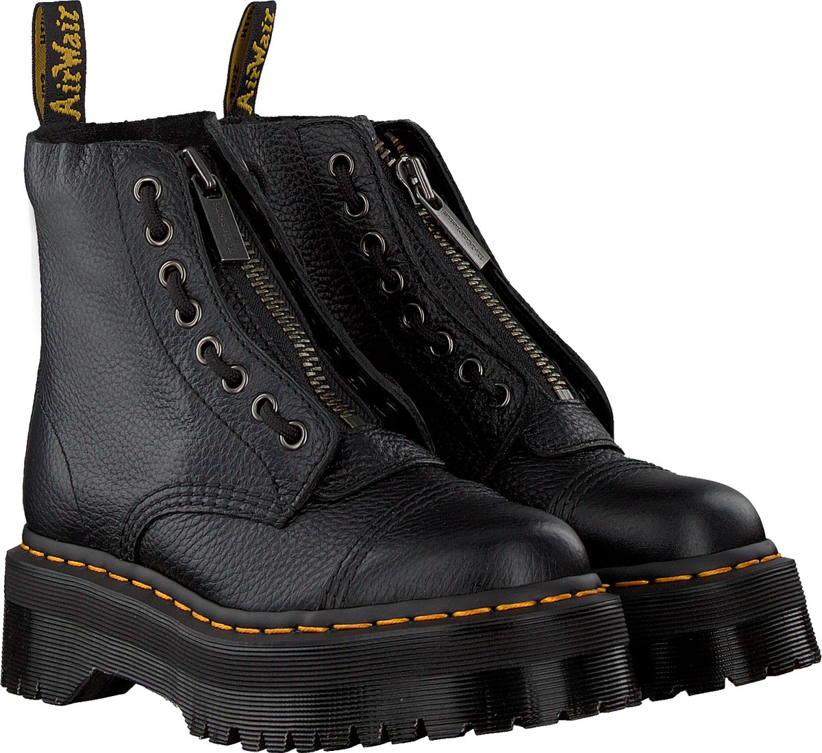 DR. MARTENS SINCLAIR Meisjes Veterboots - Zwart - Maat 36 | bol.com