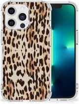 Hip Case Apple iPhone 13 Pro Coque Smartphone avec bord transparent Léopard