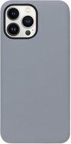 ADEL Siliconen Back Cover Softcase Hoesje Geschikt voor iPhone 13 Pro Max - Grijs