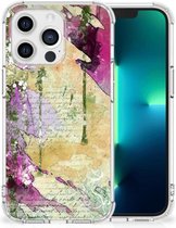 Case Anti-shock Geschikt voor iPhone 13 Pro GSM Hoesje met doorzichtige rand Schilderij