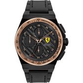 Ferrari Aspire 0830867 Horloge - Rubber - Zwart - Ø 46 mm