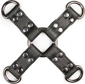 Zwarte Kunstleren Hogtie - BDSM - Bondage - BDSM - Bondage