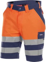 Dassy Venna Hoge zichtbaarheidsshort 250030 - Marineblauw/Fluo-Oranje - 58