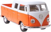 schaalmodel Volkswagen 1:34 die-cast 10 cm oranje