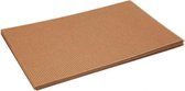 ribbelkarton 25 x 35 cm bruin 10 stuks