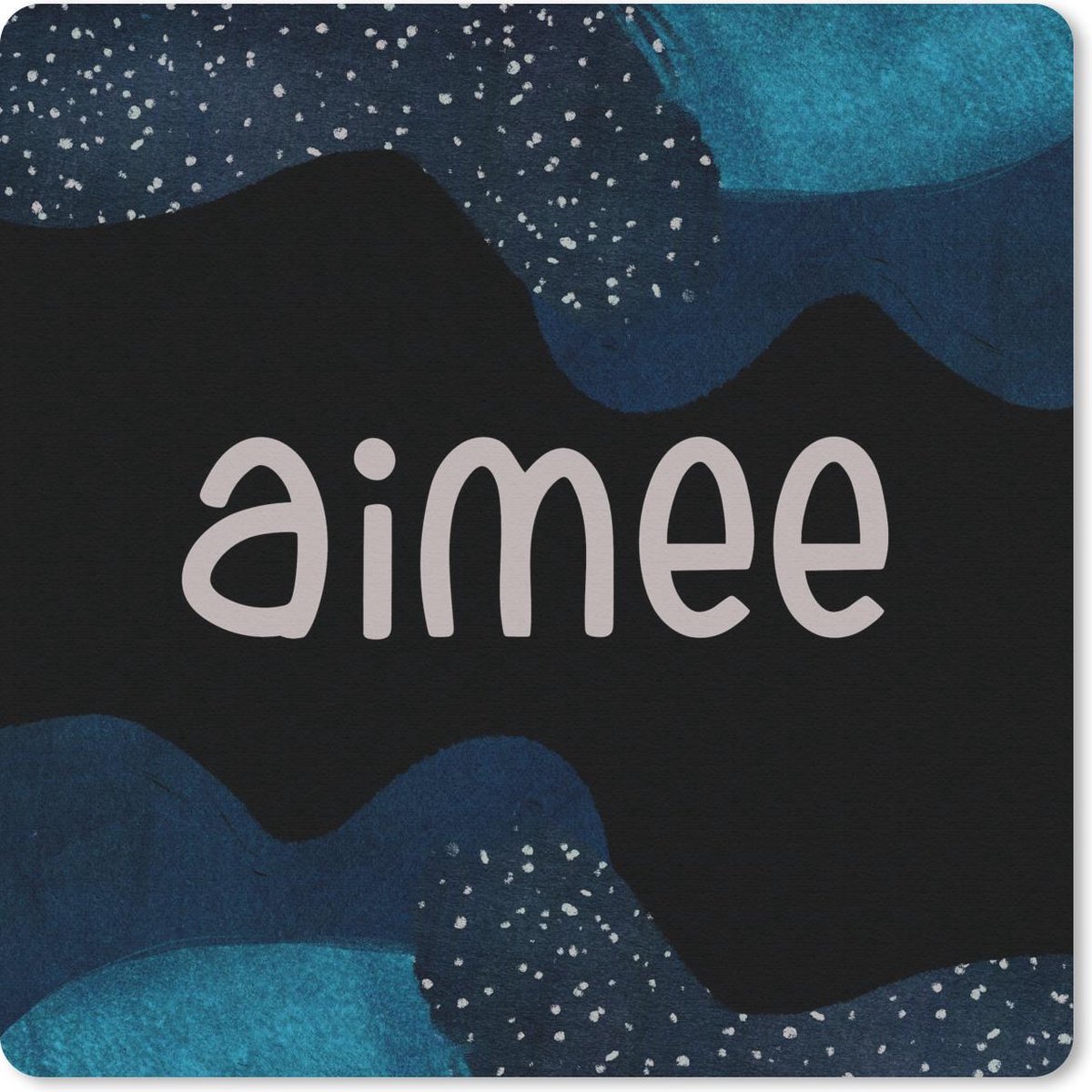 Muismat 20x20 cm - Mousepad Aimee - Pastel - Meisje - Muismatten
