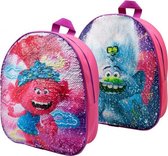 rugtas pailletten Trolls: World Tour 6 L roze