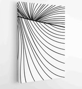 Canvas schilderij - Abstract wall art vector collection. Abstract organic shape line Art design for poster, print, cover, wallpaper, Minimal and natural wall art 4 -    – 181336984