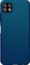 Telefoonhoesje geschikt voor Samsung Galaxy A22 5G - Super Frosted Shield - Back Cover - Blauw