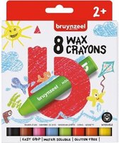 waskrijtjes Kids 14 x 1,8 cm wax 8 stuks