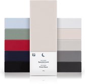 Blumtal Hoeslaken - Fitted Sheet - Jersey - Katoen -  75/80 x 190/200 x 30 cm - Ivoor