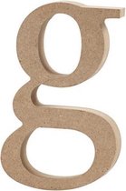 letter g MDF 13 cm