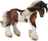 Paarden: Tinker hengst gevlekt 18 x 12,5 cm