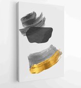 Canvas schilderij - Minimal and Gold abstract wall arts vector collection 2 -    – 1899821461 - 40-30 Vertical