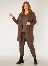 YESTA Andrea Essential Legging - Taupe/Black - maat 4(54/56)