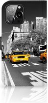 Beschermhoesje iPhone 13 Pro Max Telefoon Hoesje New York Taxi