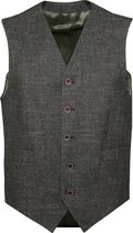 Suitable Tollegno Gilet Melange Groen