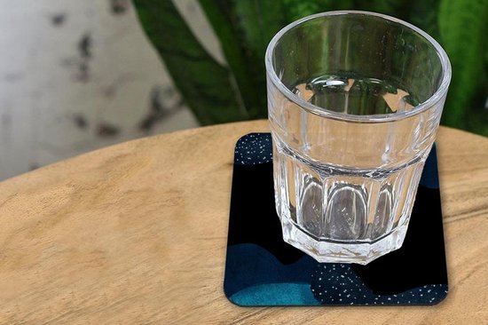 Onderzetters voor glazen - Isa - Pastel - Meisje - 10x10 cm - Glasonderzetters - 6 stuks