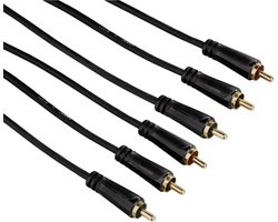 Hama kabel YUV 10.0m, 3ster