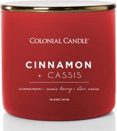 Colonial Candle – Pop Of Color Cinnamon Cassis - 411 gram