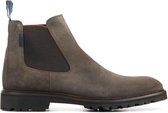 Floris van Bommel Mannen Leren     Chelsea boots / Laarzen / Herenschoenen 20072 - Taupe - Maat 44