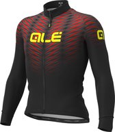 Ale Fietsshirt Lange Mouwen Solid Thorn - Rood - L - Valt klein