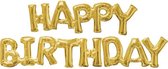 Amscan Folieballonnen Happy Birthday Goud 3-delig