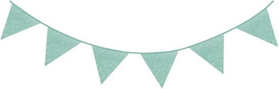 Haza Original Glitterslinger 6 M Mintgroen