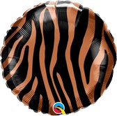 Ballon Fleuri Tigre Rond - 46 centimètres
