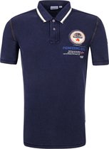 Napapijri - Polo Gandy Marine Blauw - Regular-fit - Heren Poloshirt Maat M