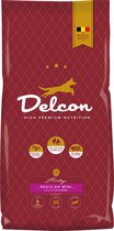 Delcon Hondenvoer - High Premium Hondenbrokken 12kg - Adult Regular Mini - Rijk aan Kip - voor Kleine Hondenrassen