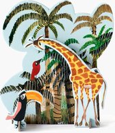 Studio Roof Pop Out Card Jungle Giraffe