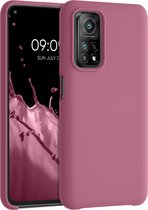 kwmobile telefoonhoesje voor Xiaomi Mi 10T / Mi 10T Pro - Hoesje met siliconen coating - Smartphone case in roestig roze