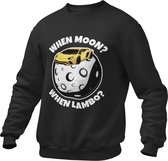 Crypto Kleding -WEN MOON, WEN LAMBO? - Trui / Sweater