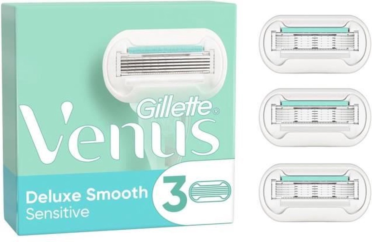 Venus Deluxe Smooth Sensitive Lames de Rasoir x3