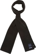 EAN | Fijn gebreide sjaal met TRESANTI logo zwart