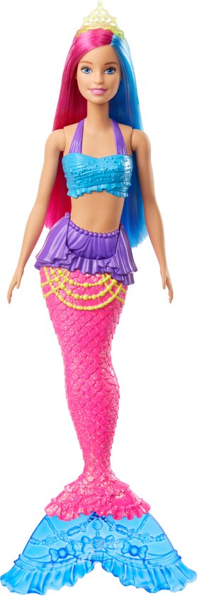 deugd De Kamer Ga trouwen Barbie Dreamtopia Zeemeermin met roze en blauw haar - Barbiepop | bol.com