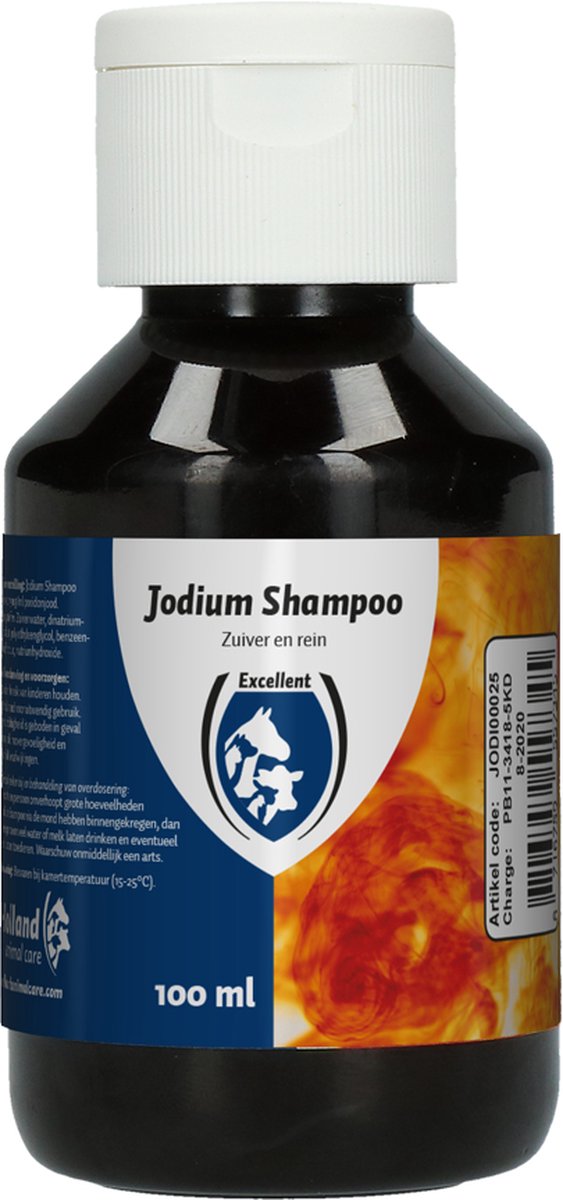Excellent Jodium Shampoo - Voor het zuiveren en reinigen van de behaarde  vacht en... | bol.com