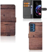 Leuk Case Motorola Edge 20 Pro Hoesje Old Wood