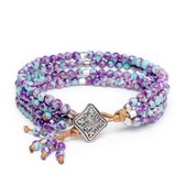 Bracelet Zentana Jaspe Imperial - Bracelet Pierres Précieuses Fermoir Mandala - Positivité